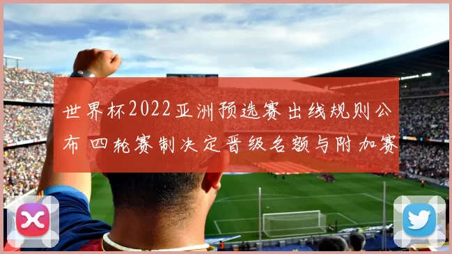 世界杯2022亚洲预选赛出线规则公布 四轮赛制决定晋级名额与附加赛资格