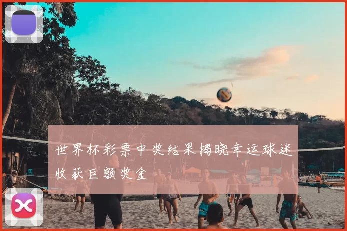 世界杯彩票中奖结果揭晓幸运球迷收获巨额奖金