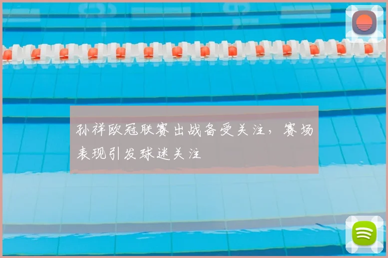 孙祥欧冠联赛出战备受关注，赛场表现引发球迷关注
